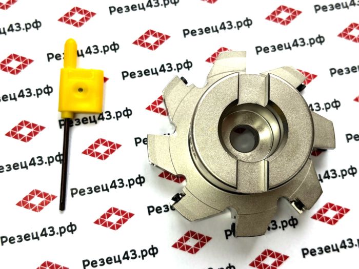 Дисковая насадная фреза со сменными пластинами SMP08 80-H12-22-8T