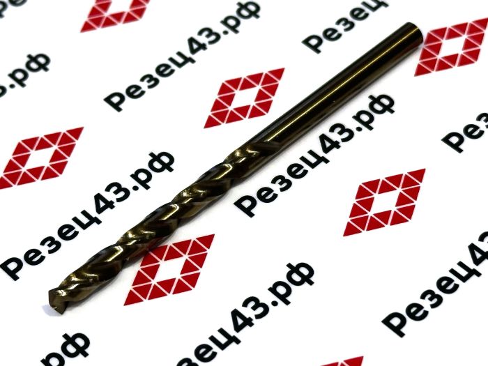 Сверло из быстрорежущей стали 4,2 мм HSS Co M35 (кобальт)