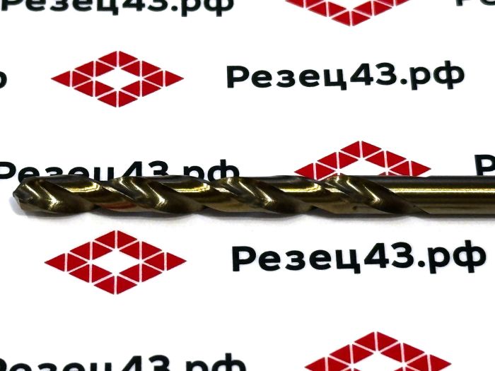 Сверло из быстрорежущей стали 4,9 мм HSS Co M35 (кобальт)
