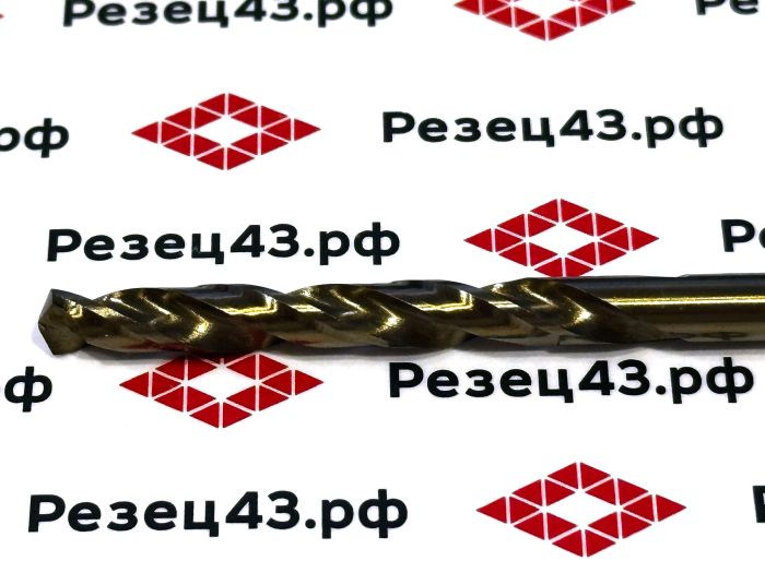 Сверло из быстрорежущей стали 6 мм HSS Co M35 (кобальт)