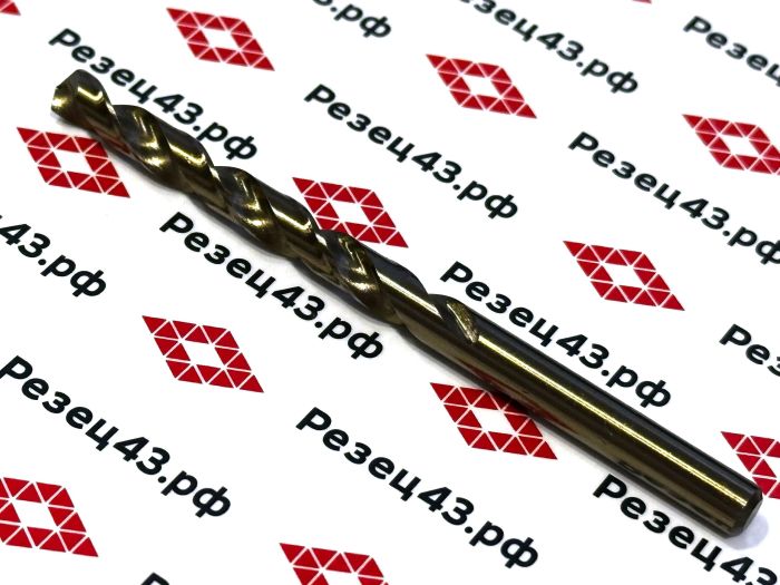 Сверло из быстрорежущей стали 6,5 мм HSS Co M35 (кобальт)