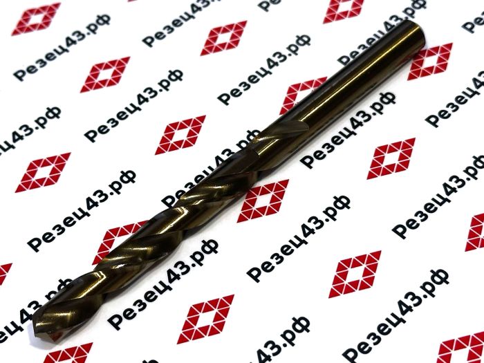 Сверло из быстрорежущей стали 9 мм HSS Co M35 (кобальт)