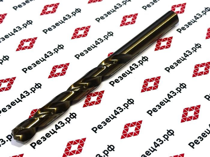 Сверло из быстрорежущей стали 10 мм HSS Co M35 (кобальт)