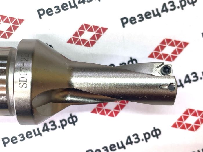 Корпусное сверло SD-17-C25-2D (WC-17-C25-2D) со сменными пластинами WC**