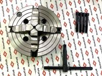 Патрон токарный 4-х кулачковый с независимым перемещением кулачков 200 мм (K72-200)