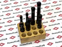 Набор расточных резцов со сменными пластинами 18 мм 7 шт для расточной головки F1