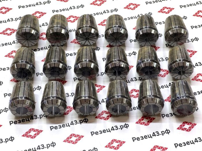 Цанговый патрон NT40 с ключом и набором цанг ER32 в кейсе (NT40-ER32-18PCS)