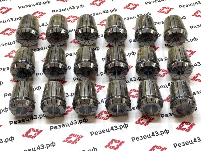 Цанговый патрон SK40 с ключом и набором цанг ER32 в кейсе (SK40-ER32-18PCS)