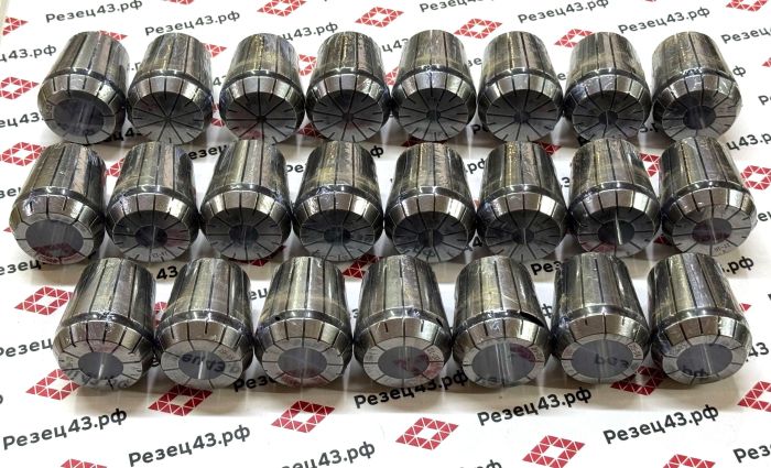 Цанговый патрон Морзе 4 с ключом и набором цанг ER40 в кейсе (MTB4-ER40-23PCS)