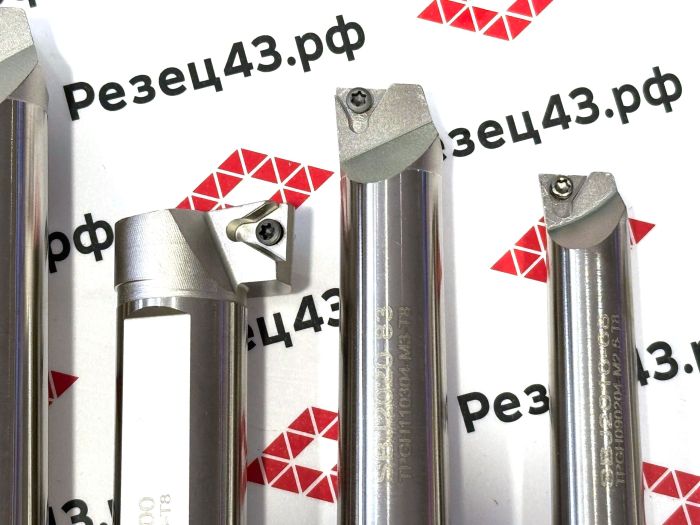 Комплект расточных резцов (державок) SBJ20 (NBJ20) под сменные пластины, 8 штук