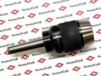 Сверлильный патрон 1-16 мм усиленный самозажимной на оправке Морзе 2 (с резьбой под шпильку) (MTB2-APU16)