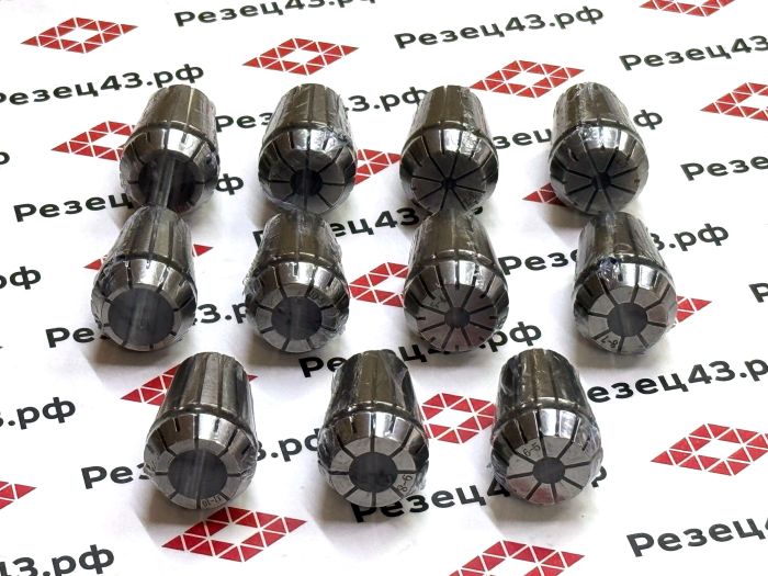 Цанговый патрон BT30 / ISO30 с ключом и набором цанг ER20 в кейсе (BT30-ER20-11PCS)