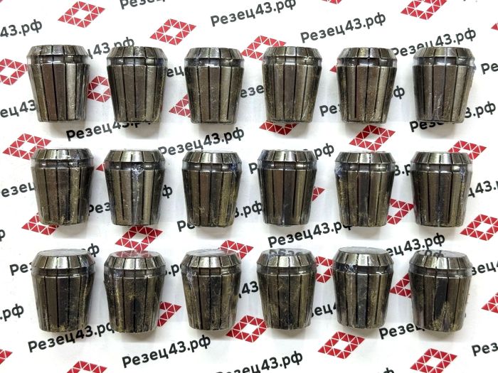 Цанговый патрон SK40 с ключом и набором цанг ER32 в кейсе (SK40-ER32-18PCS)