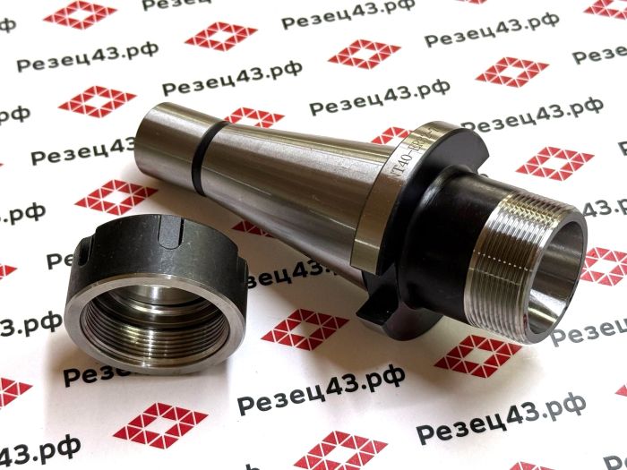 Цанговый патрон NT40 с ключом и набором цанг ER32 в кейсе (NT40-ER32-18PCS)