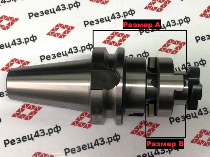 Оправка комбинированная BT40 (ISO40, 7:24) под насадные фрезы с посадкой 16 мм BT40-CEM16-60