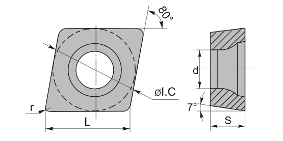 Пластина CCGT060202-AK H01
