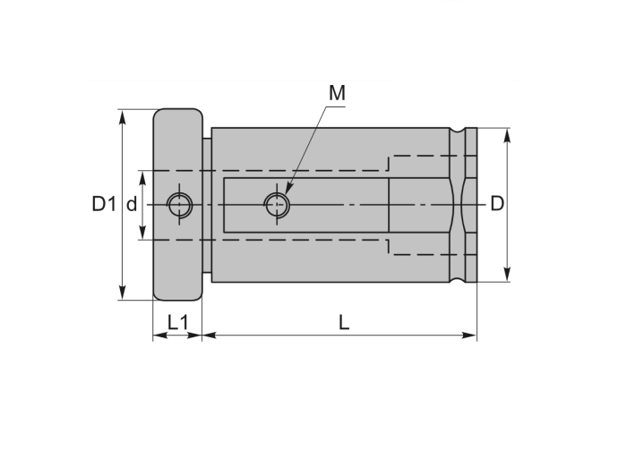 Переходная цилиндрическая втулка D40-d8