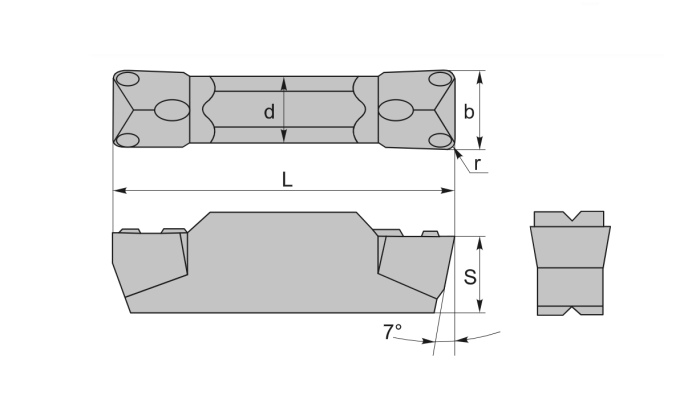 Пластина KGT400 YBG205